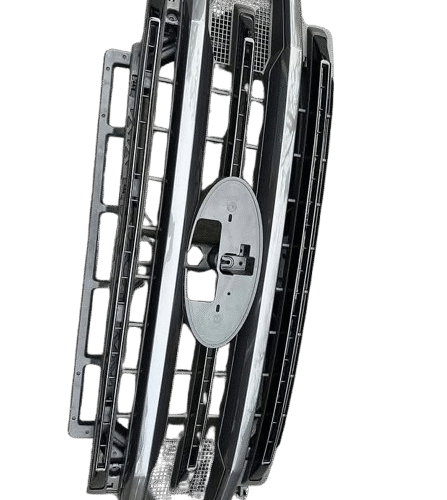 2020-2022 Ford F-250/F-350 Super Duty Grill – Custom Painted Black and Magnetic Metallic