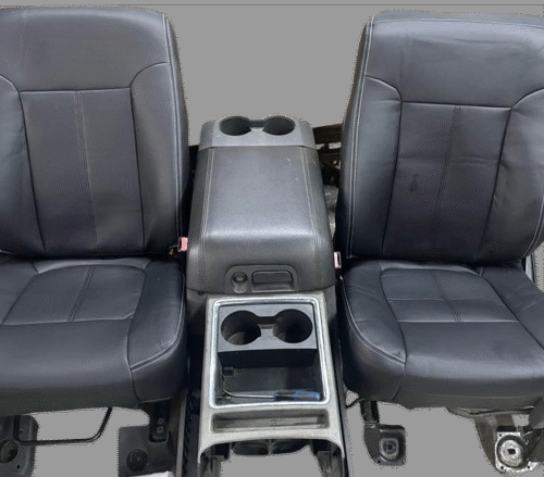 Black Seats for Single Cab 1999-2016 Ford F250/F350 Super Duty