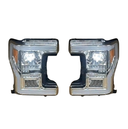 2017-2019 Ford F250 / F350 New Chrome LED Projector Headlights