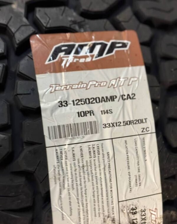 20x10 Fuel Forged Wheels with 33x12.50R20 AMP AT Pro Tires for Ford F250 F350 - Image 3