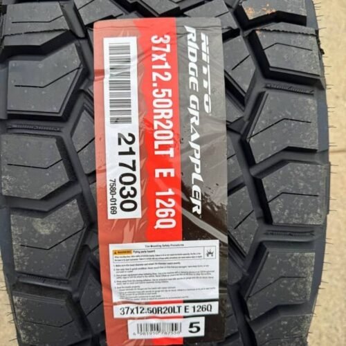 Set of 4 Nitto Ridge Grappler Tires 37x12.50R20