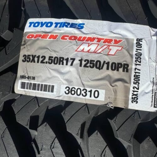 Set of 4 Toyo Open Country MTs (Mud-Terrains)