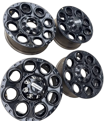 Set of 4 20 Inch Platinum Rims from 2024 Ford F250
