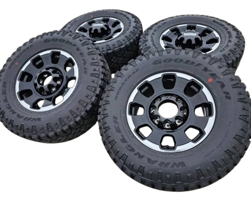2024 Ford Superduty F250 Tremor Wheels with LT285/75R18 Goodyear Wrangler Duratrac Tires