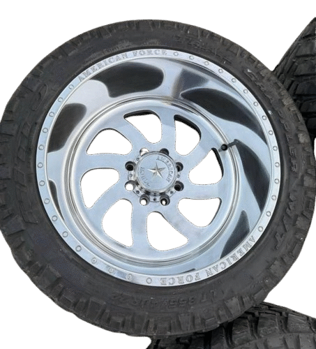 Set of 22x14 American Force Wheels with 35/40/22 Nitto Trail Grapplers