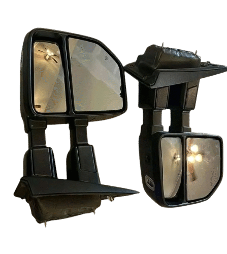 OEM Ford Tow Mirrors with Heated LED Puddle Light and Turn Signal Light